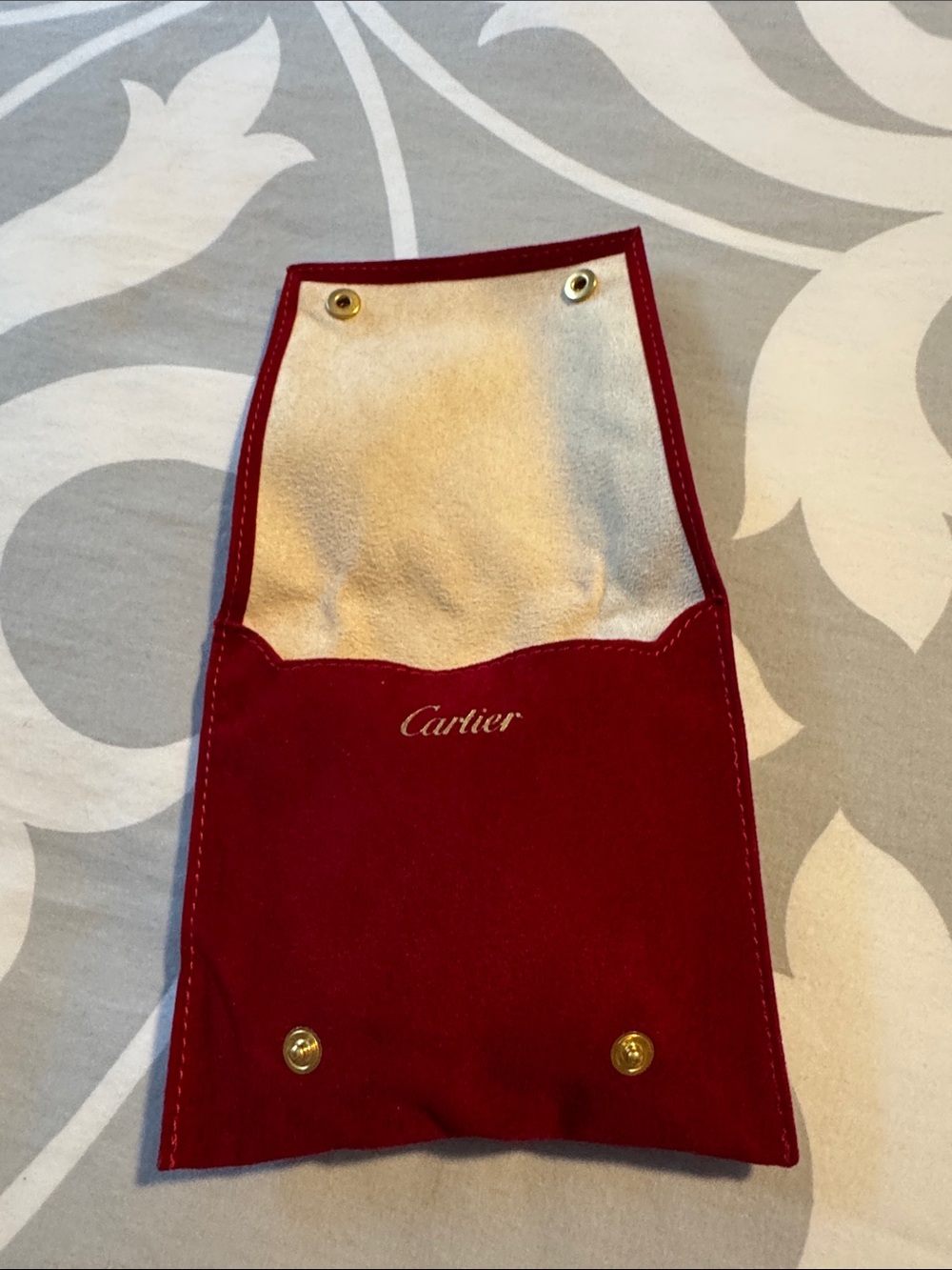 Cartier jewelry pouch